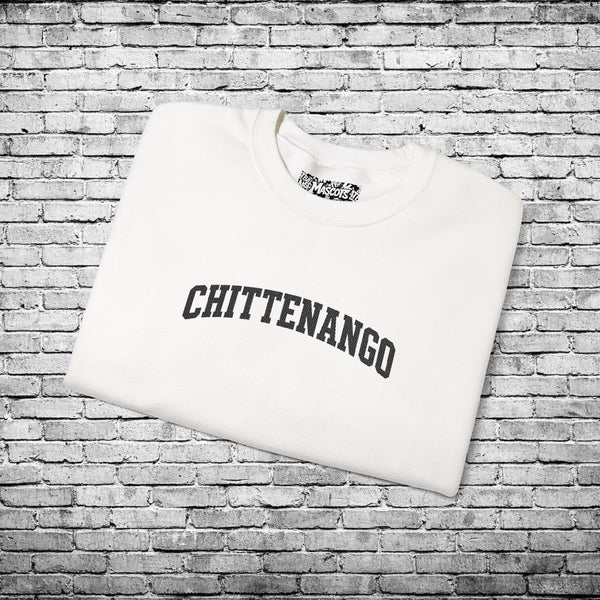 Chittenango Black Embroidered Sweatshirt