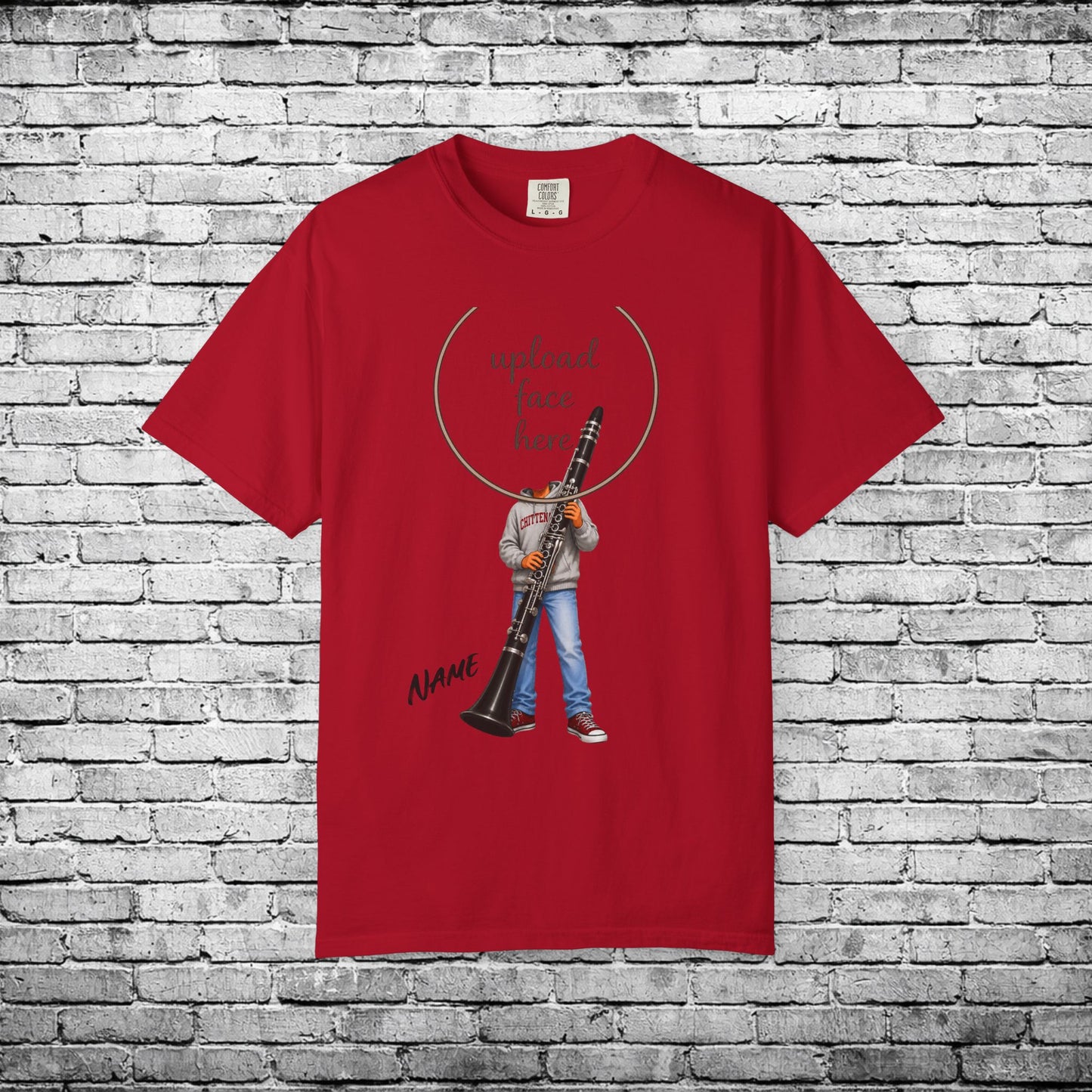 Chittenango Music - Clarinet Custom Caricature T - Comfort Colors Brand