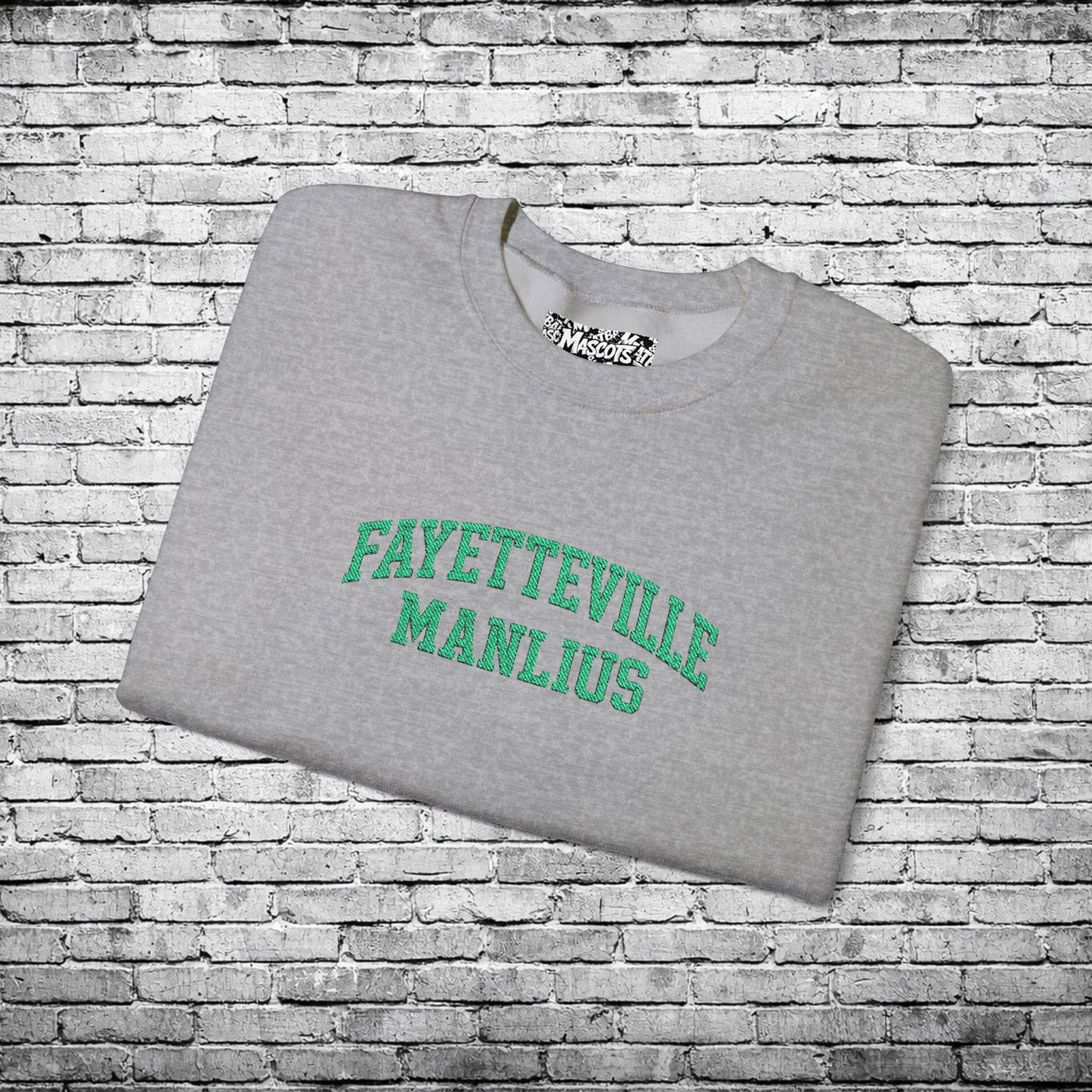 Fayetteville Manlius Green Embroidered Sweatshirt