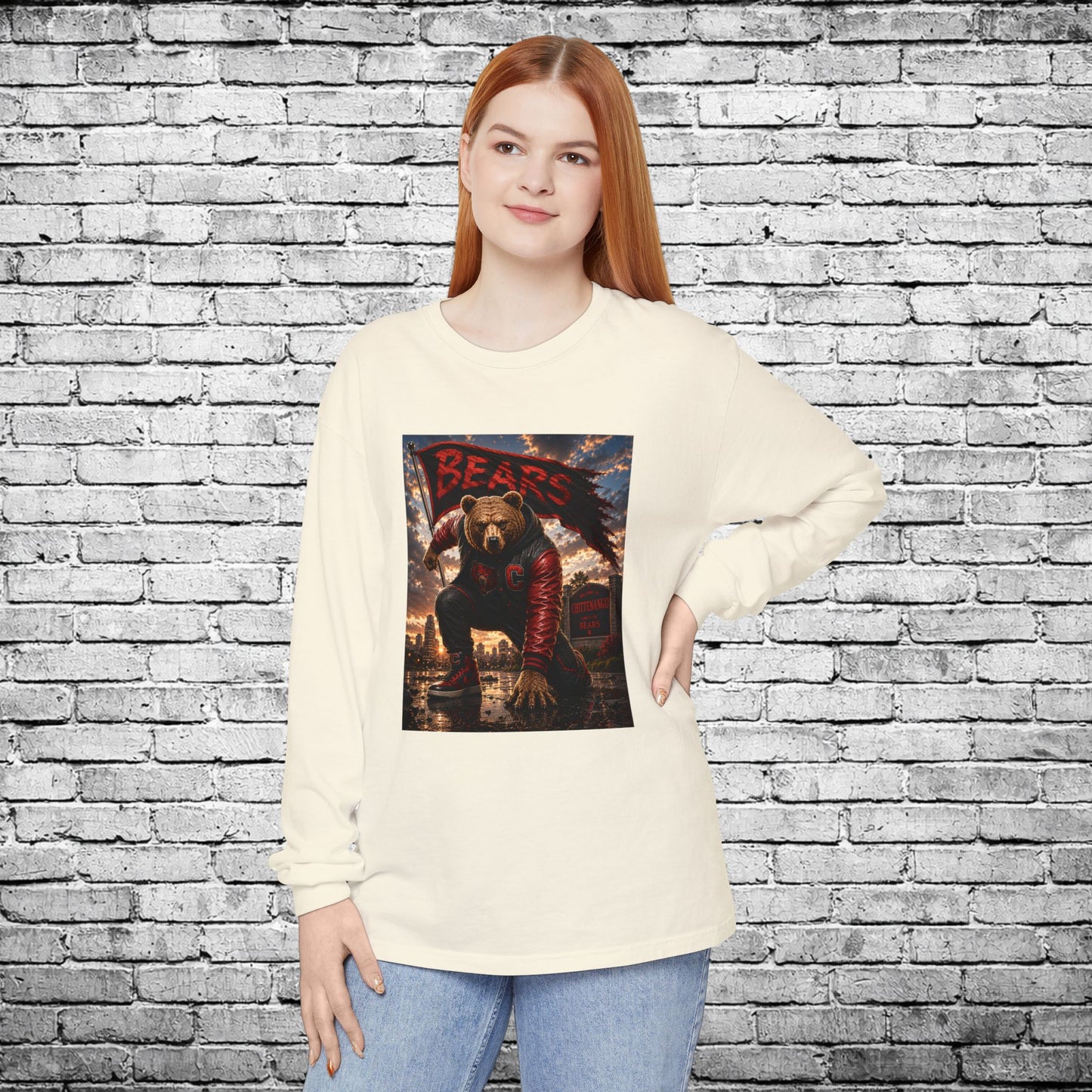 Chittenango Super Hero Long Sleeve T - Comfort Colors