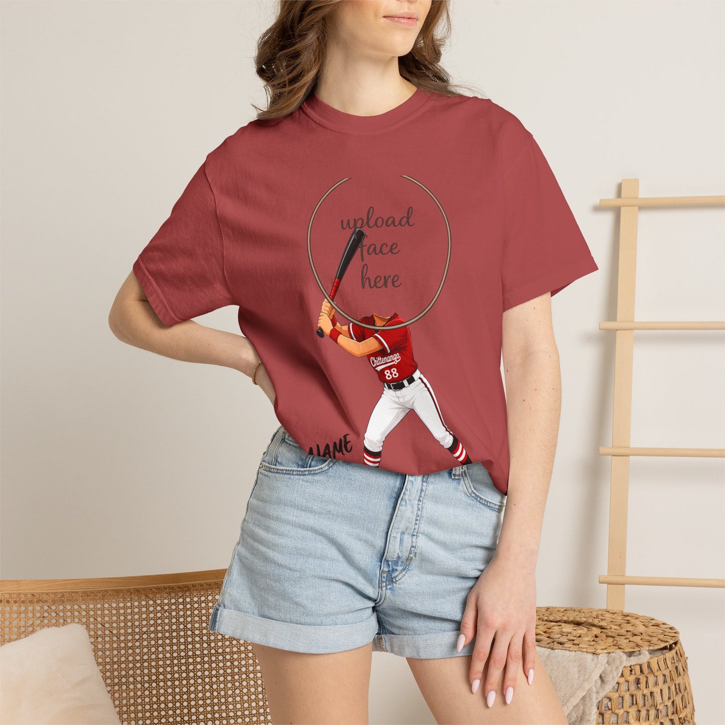 Chittenango Softball Custom Caricature T - Comfort Colors Brand