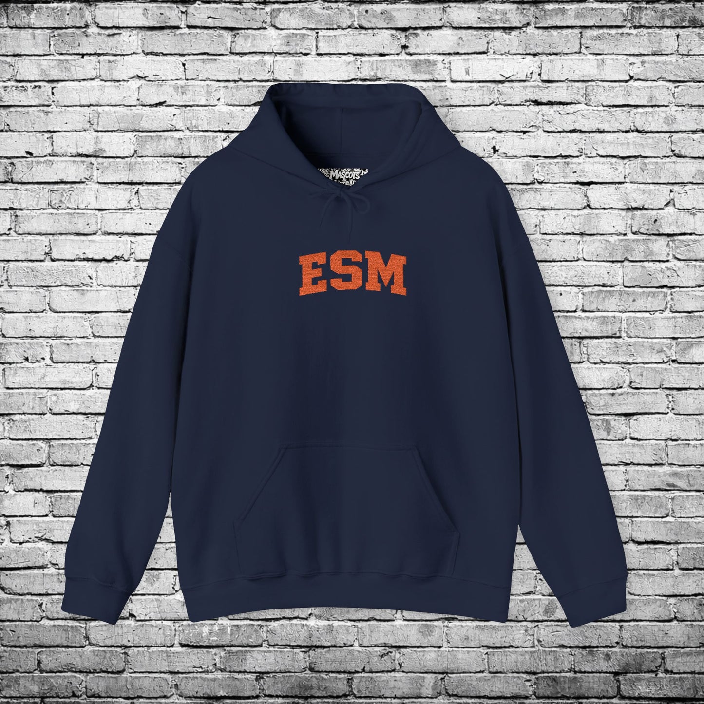 ESM Orange Embroidered Hoodie