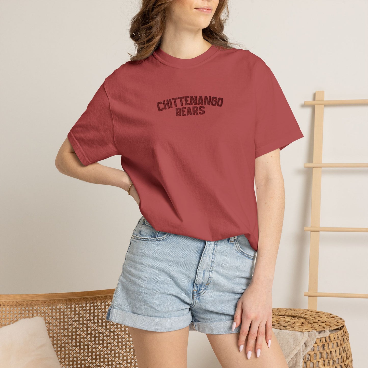 Chittenango Bears Embroidered T - Comfort Colors