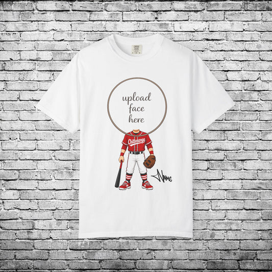 Chittenango Baseball (Light Skin Tone) Custom Caricature T - Comfort Colors Brand