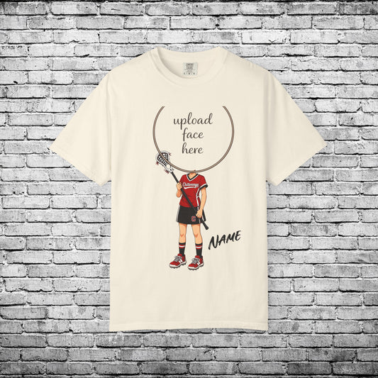 Chittenango Girls Lacrosse Custom Caricature T - Comfort Colors Brand