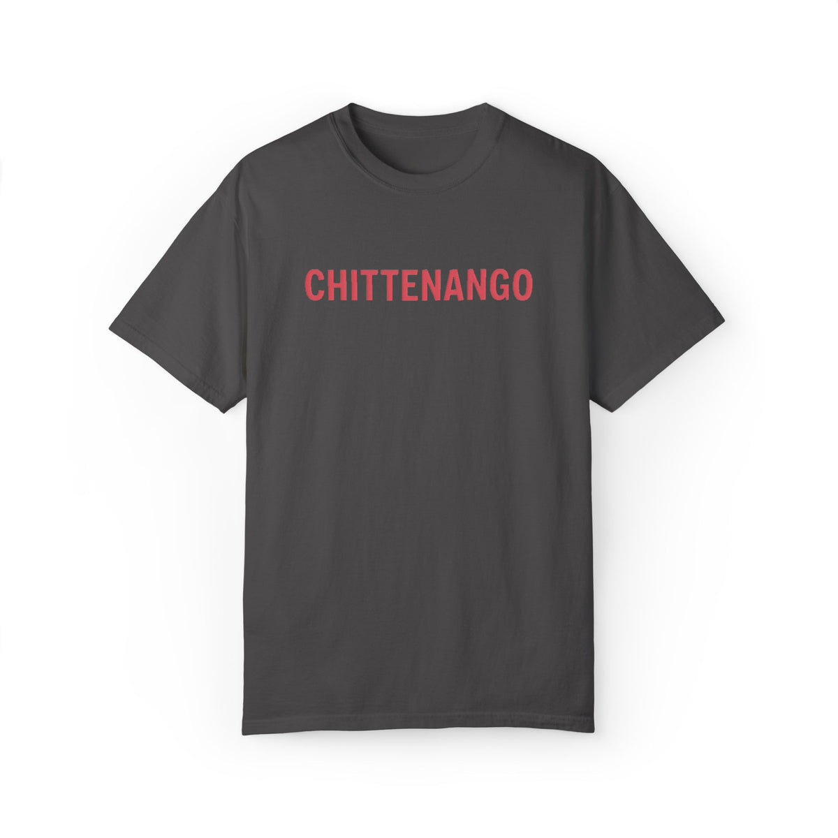 Chittenango T - Red Puff Print - Comfort Colors