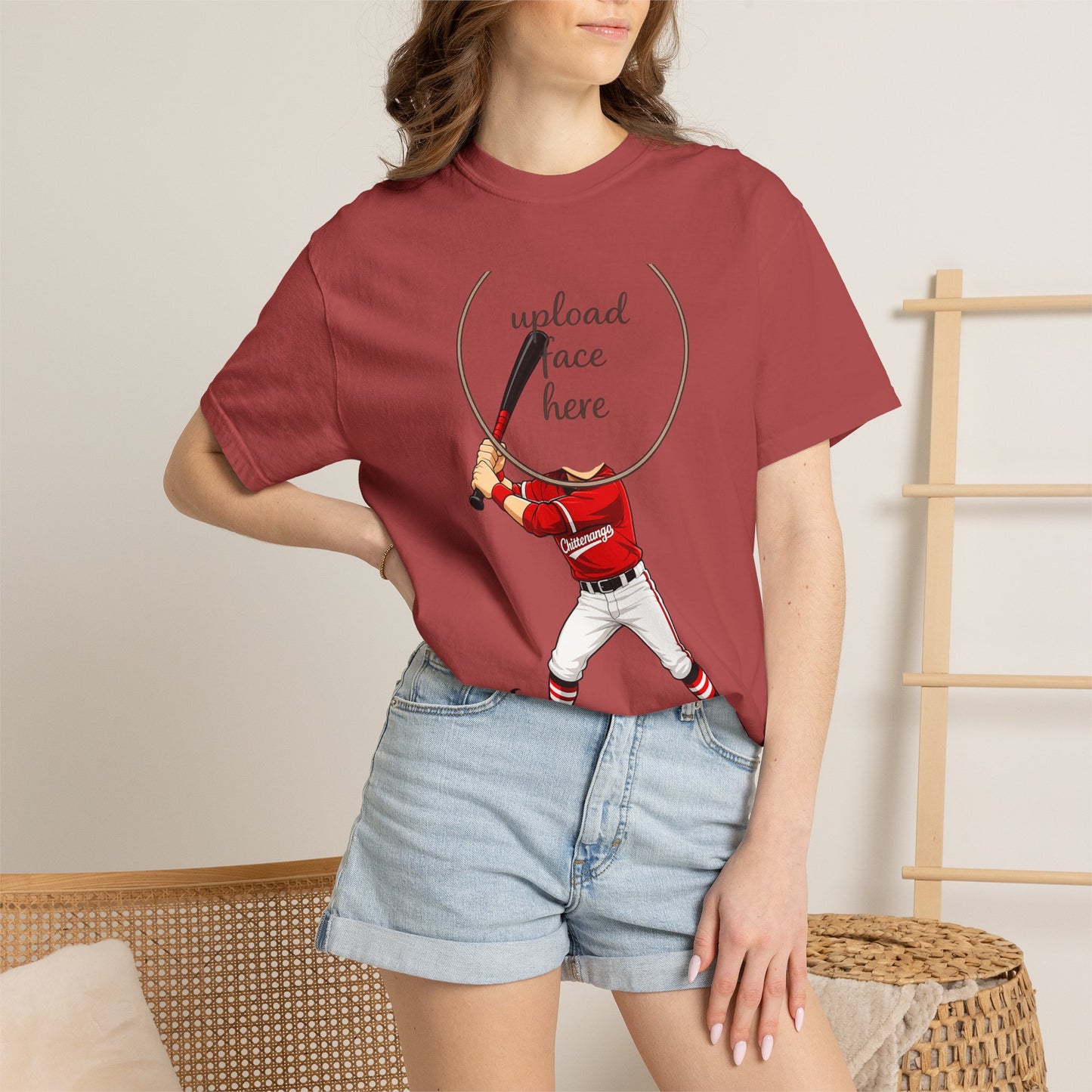 Chittenango Baseball Custom Caricature T - Comfort Colors Brand