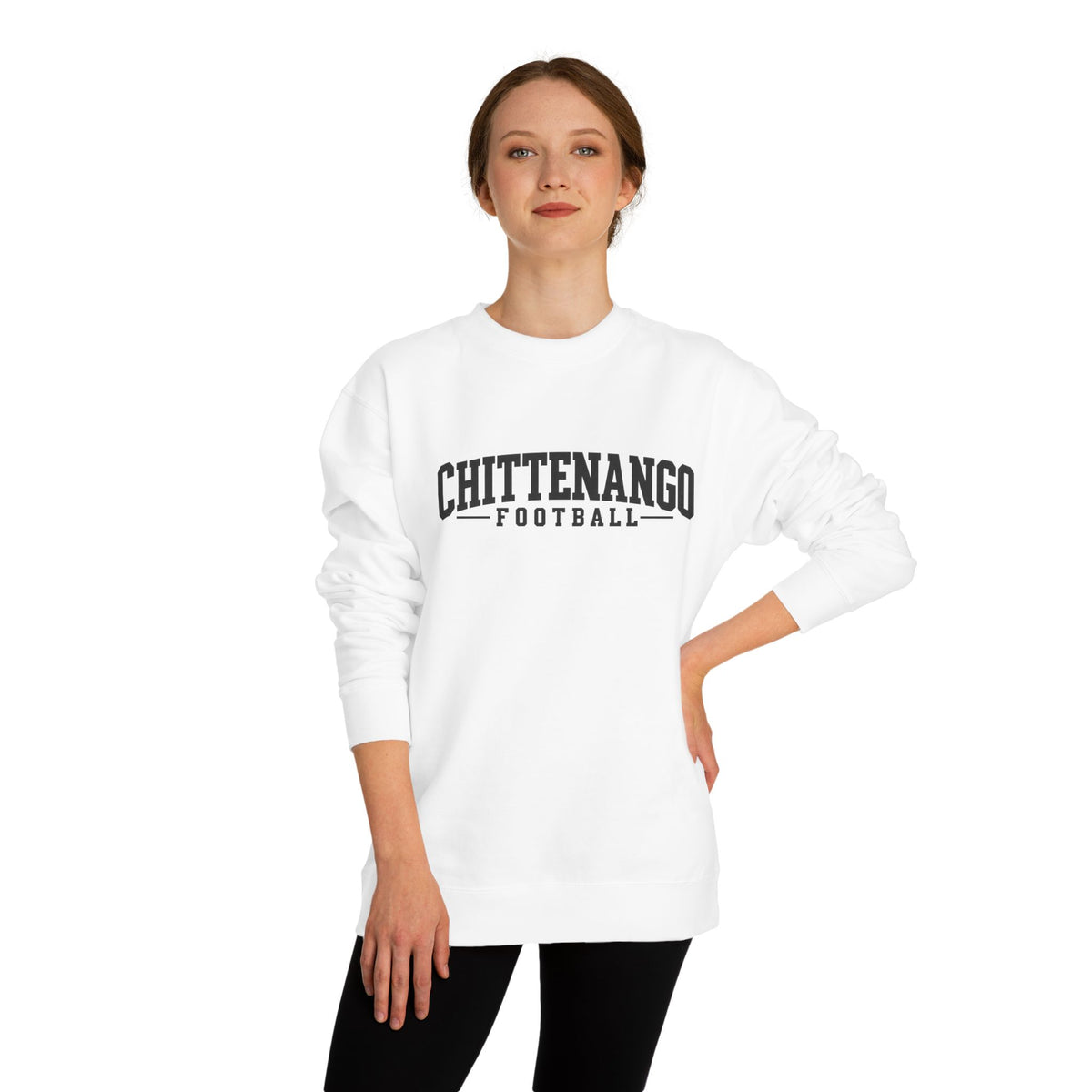 Custom Chittenango Football Personalized Last Name & Number Sweatshirt - Independent Trading Co. Brand
