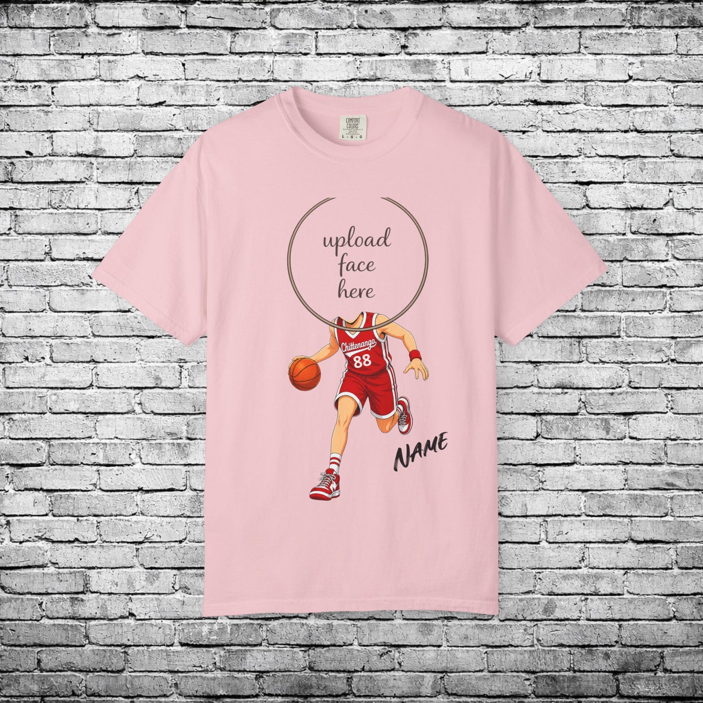 Chittenango Basketball Custom Caricature T - Comfort Colors Brand