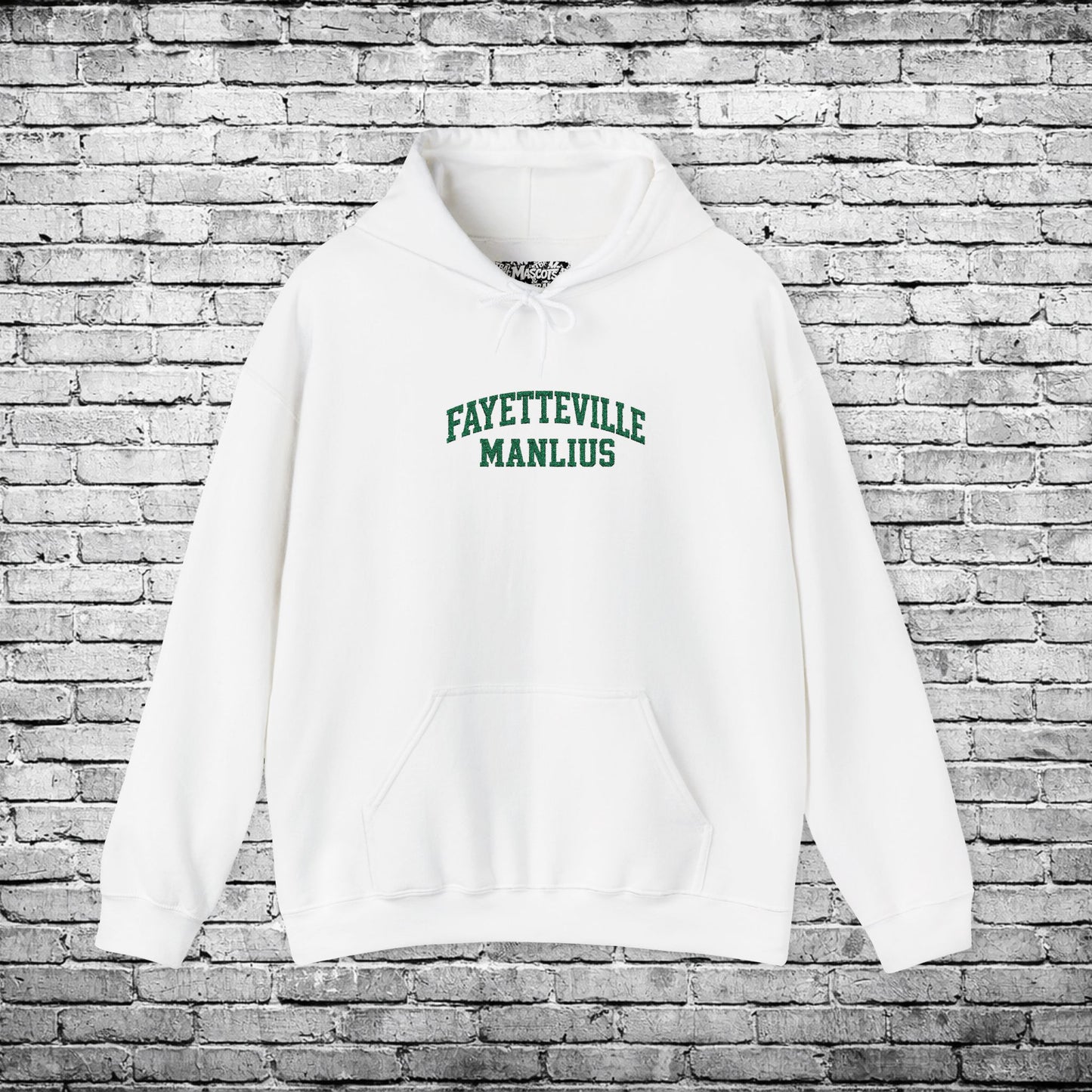 Fayetteville Manlius Green Embroidered Hoodie