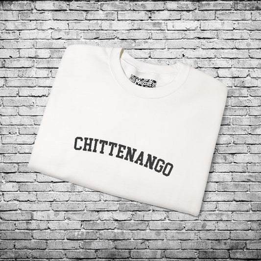 Chittenango Black Embroidered Sweatshirt