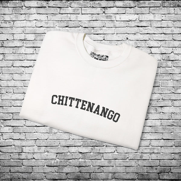 Chittenango Black Embroidered Sweatshirt