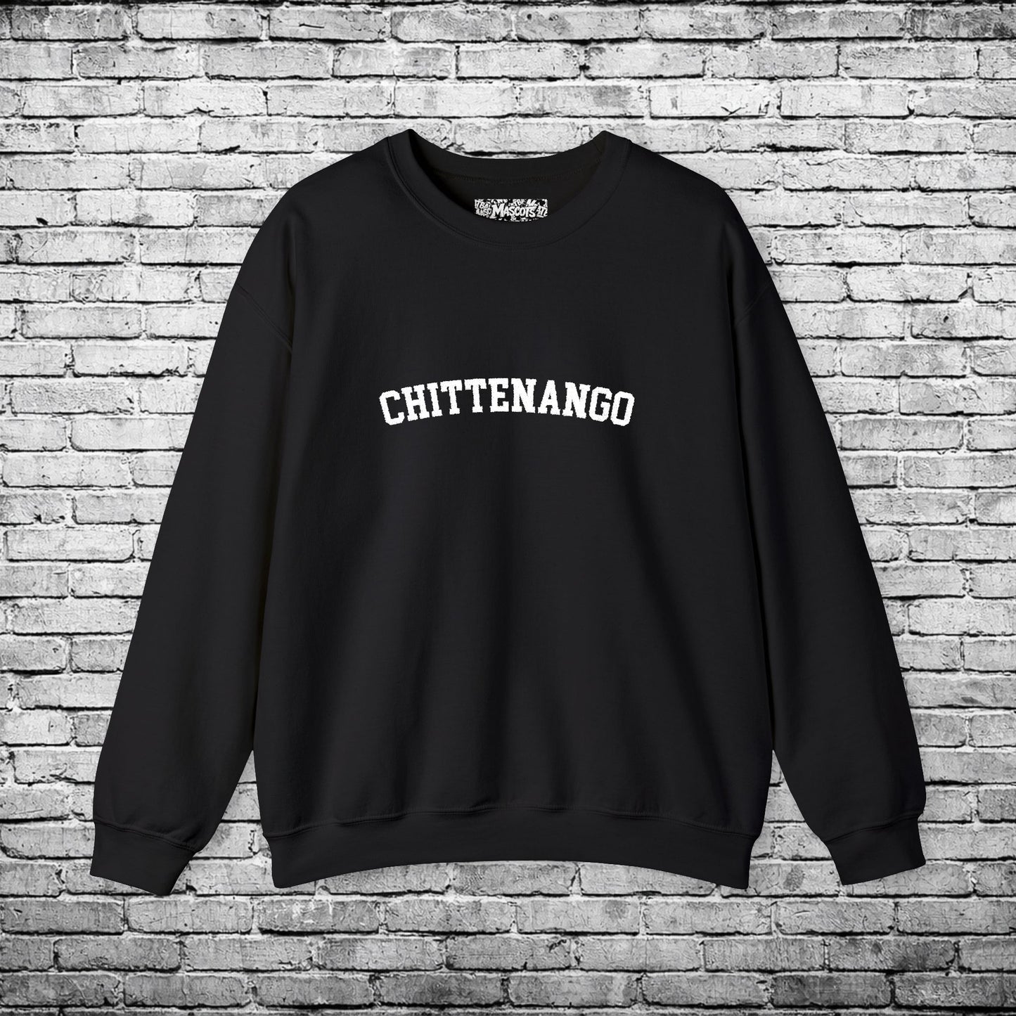 Chittenango White Embroidered Sweatshirt