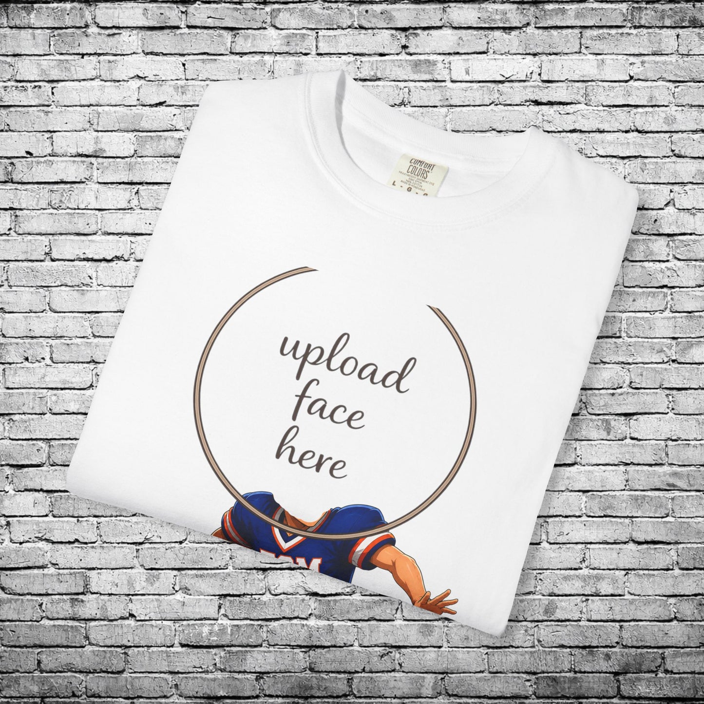 ESM Football Custom Caricature T - Comfort Colors Brand
