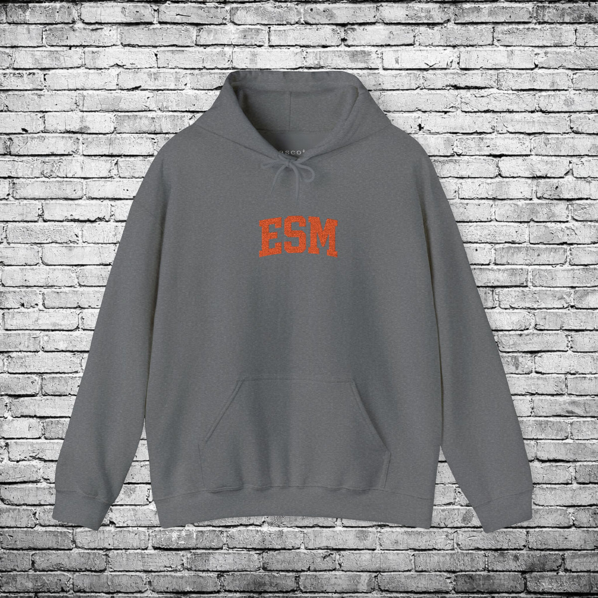 ESM Orange Embroidered Hoodie