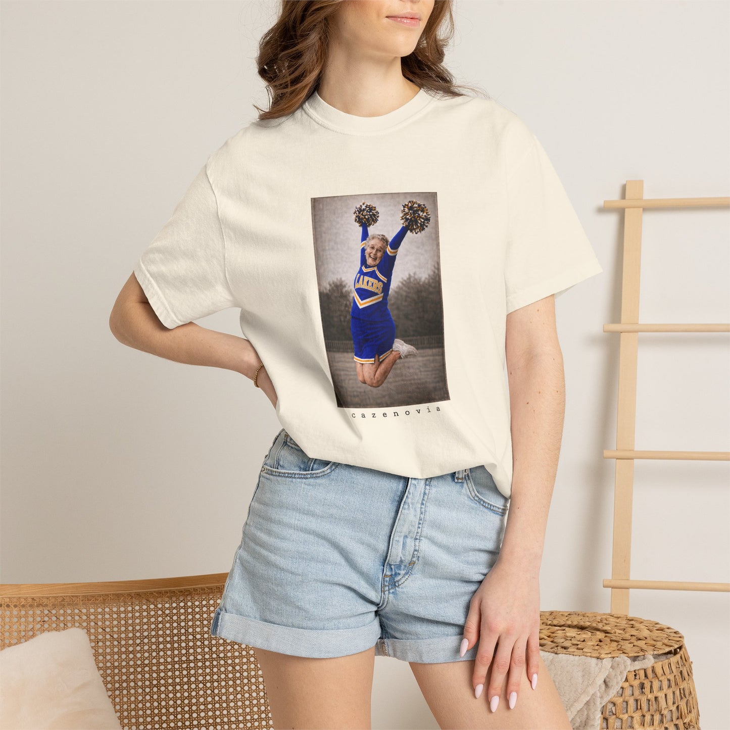 Cazenovia Cheerleader T - Comfort Colors Brand