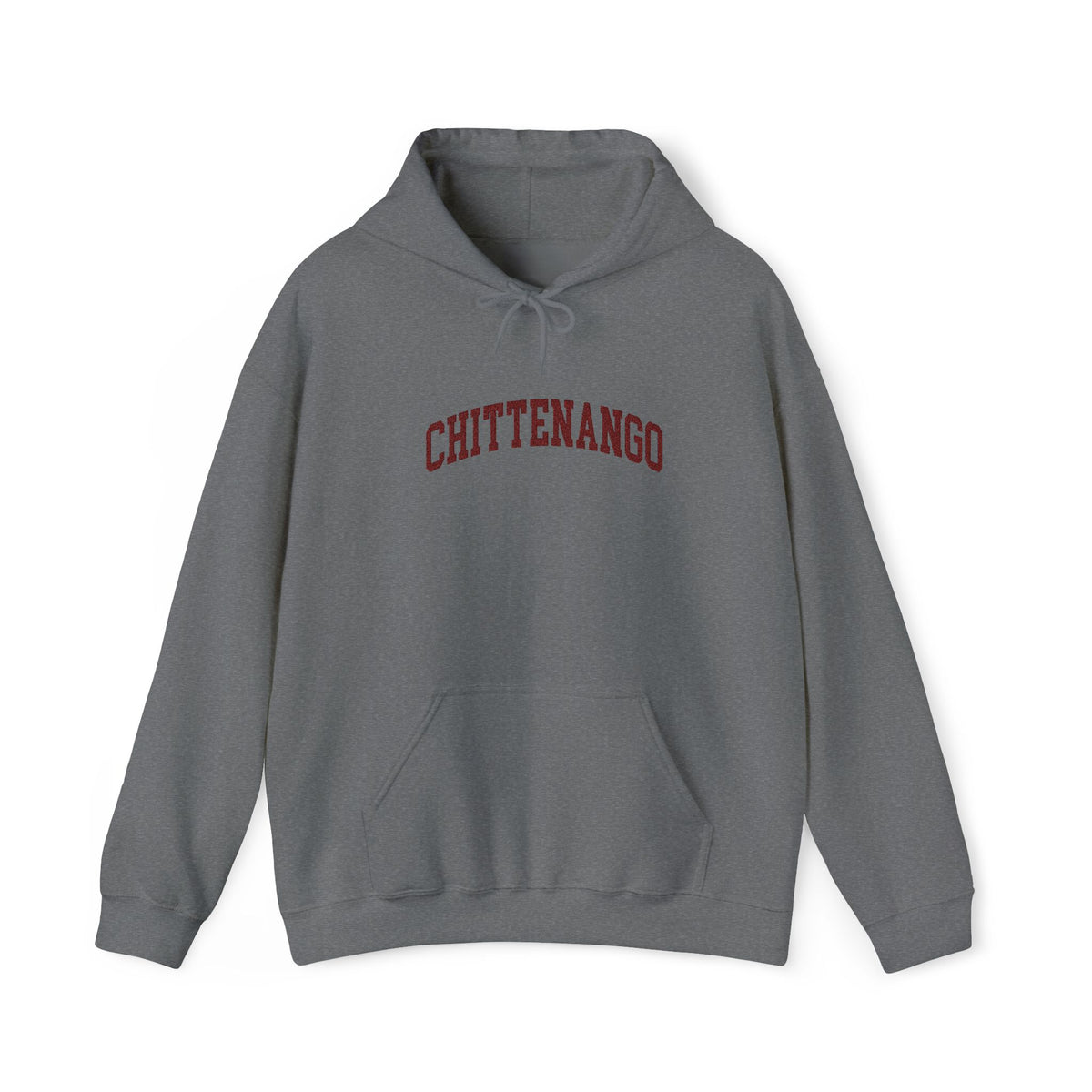 Chittenango (Red) Embroidered Hoodie