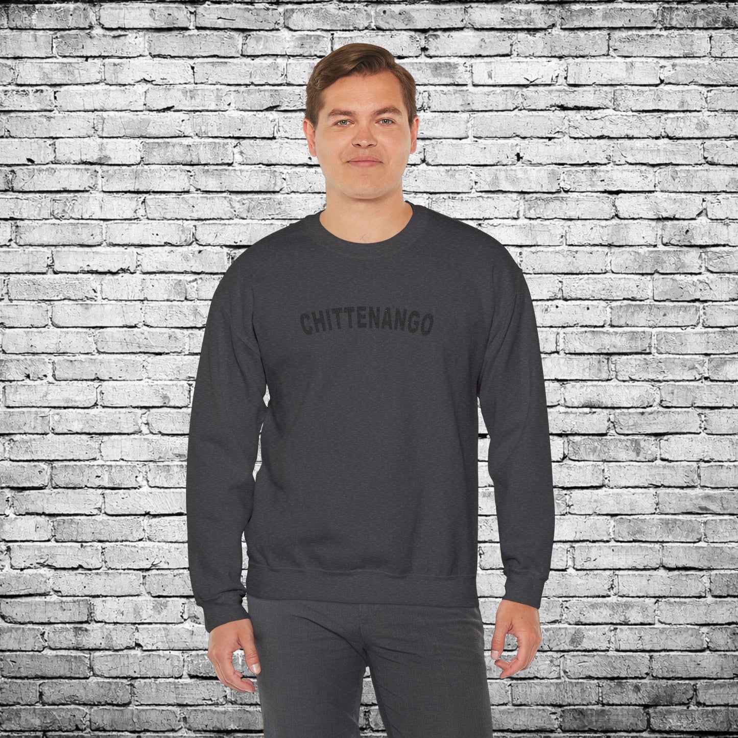Chittenango Embroidered (Black) Sweatshirt