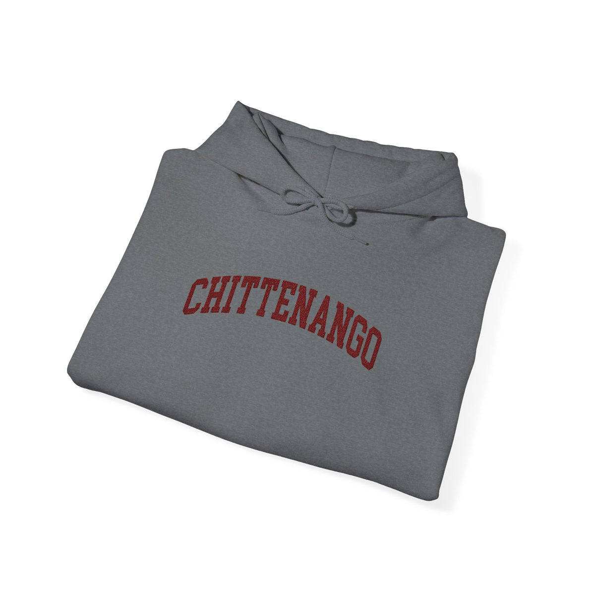 Chittenango (Red) Embroidered Hoodie