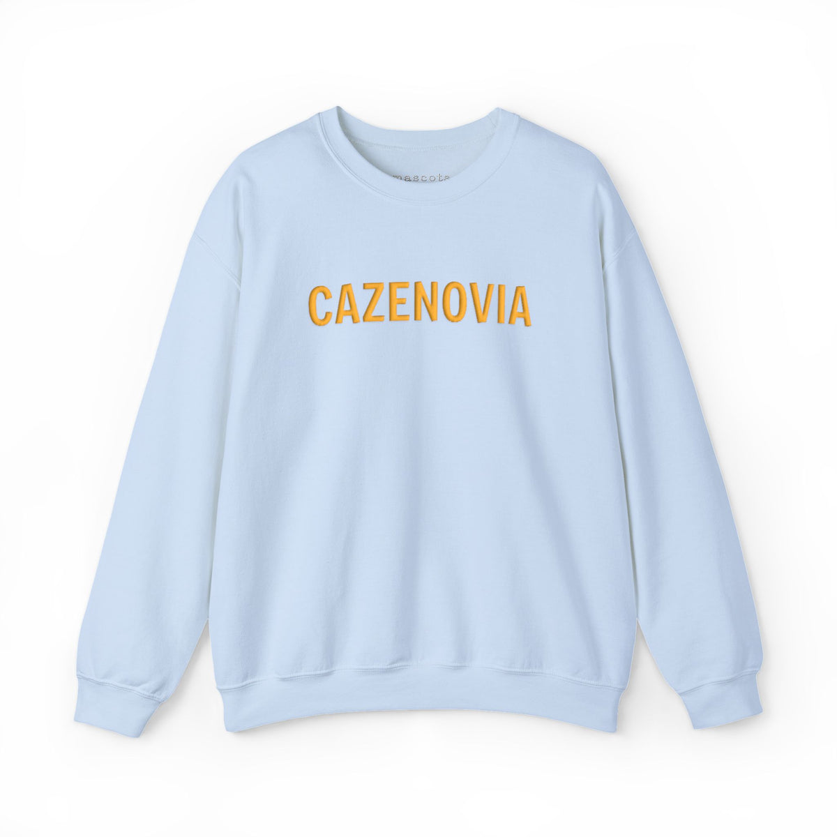 Cazenovia Gold Puff Print Lettering Sweatshirt