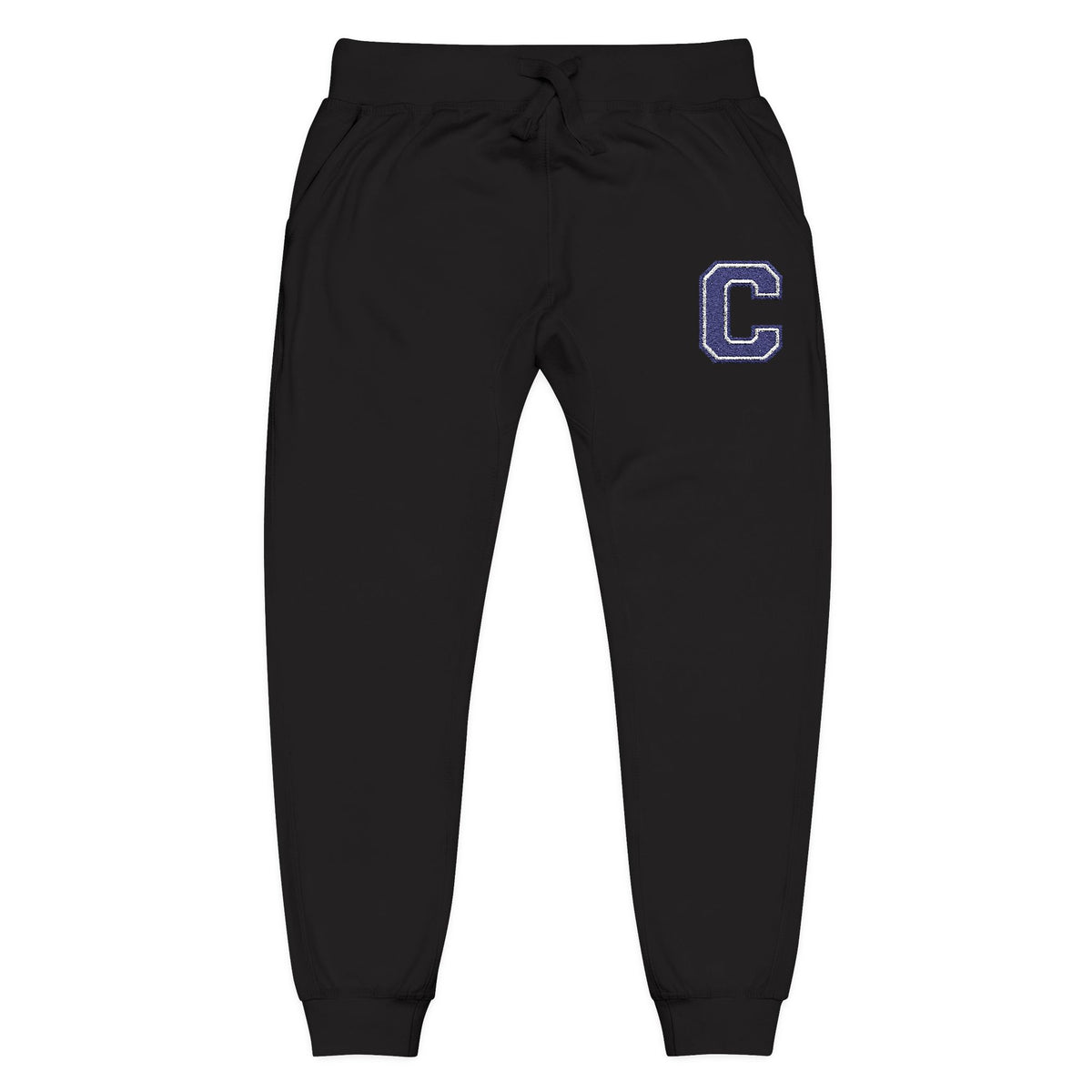 Cazenovia Embroidered Letter C Fleece Sweatpants - Cotton Heritage