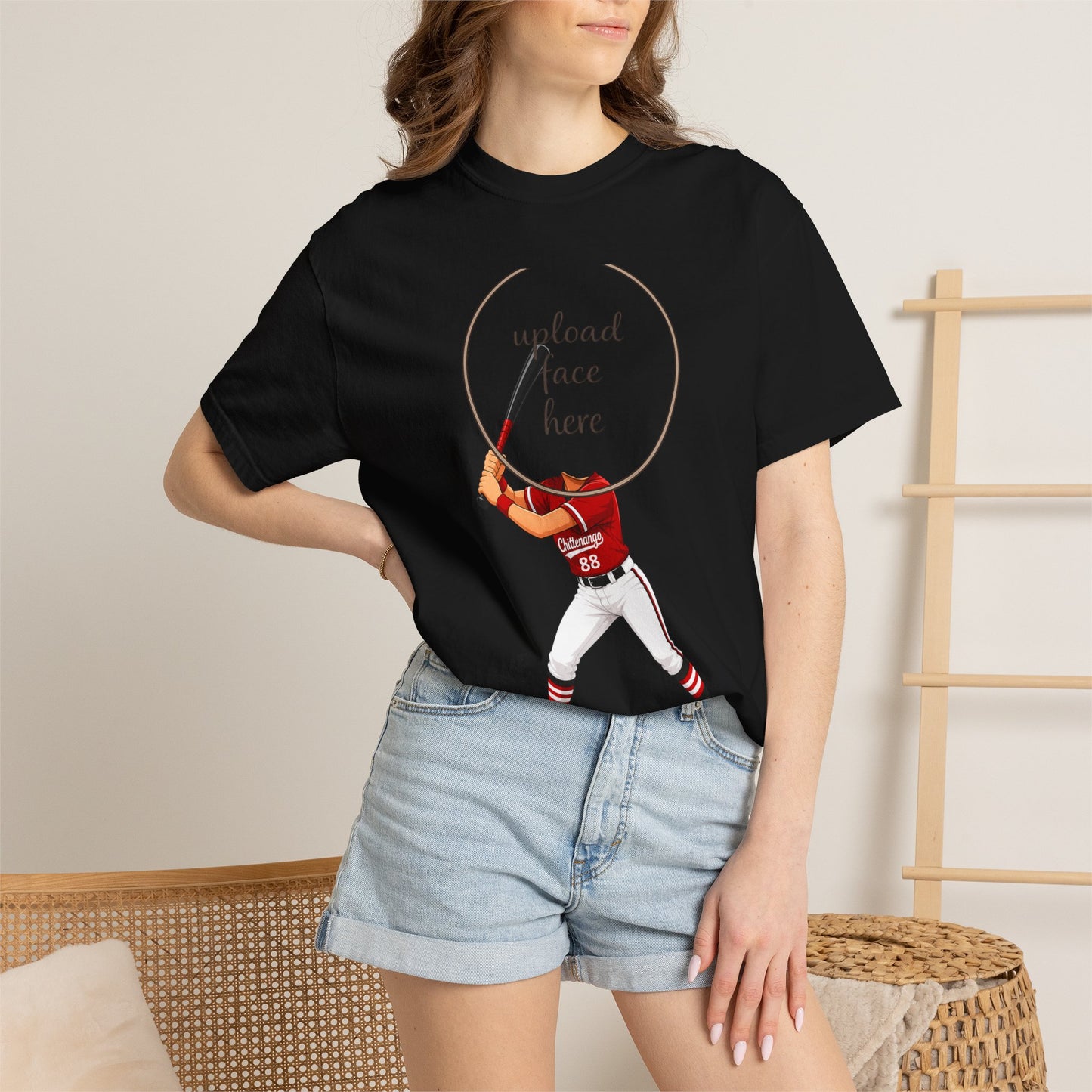 Chittenango Softball Custom Caricature T - Comfort Colors Brand