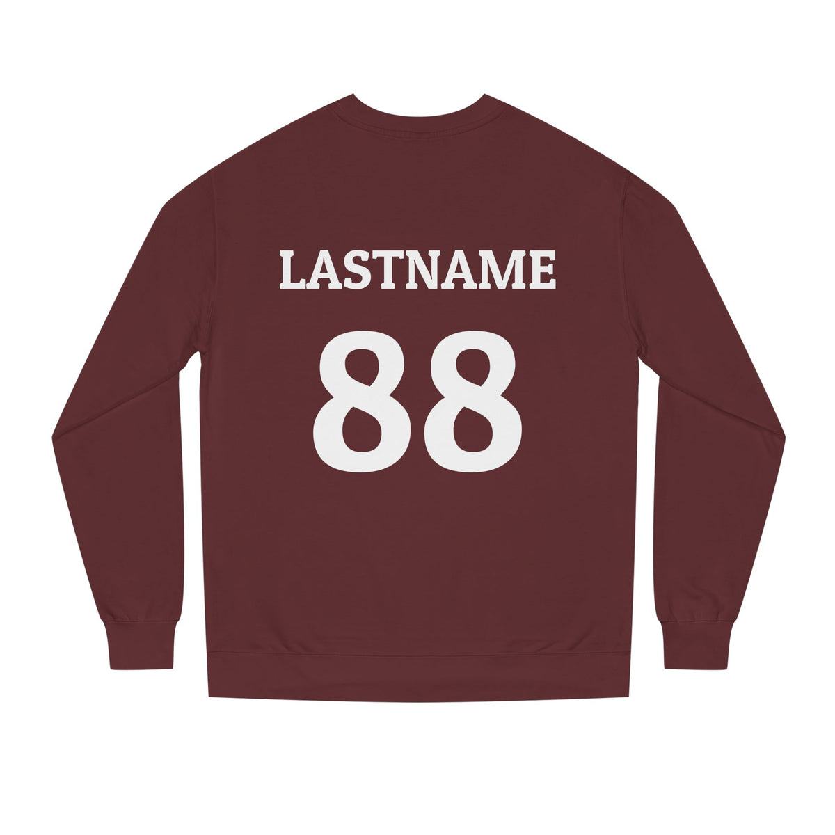 Custom Chittenango Football Personalized Last Name & Number Sweatshirt - Independent Trading Co. Brand