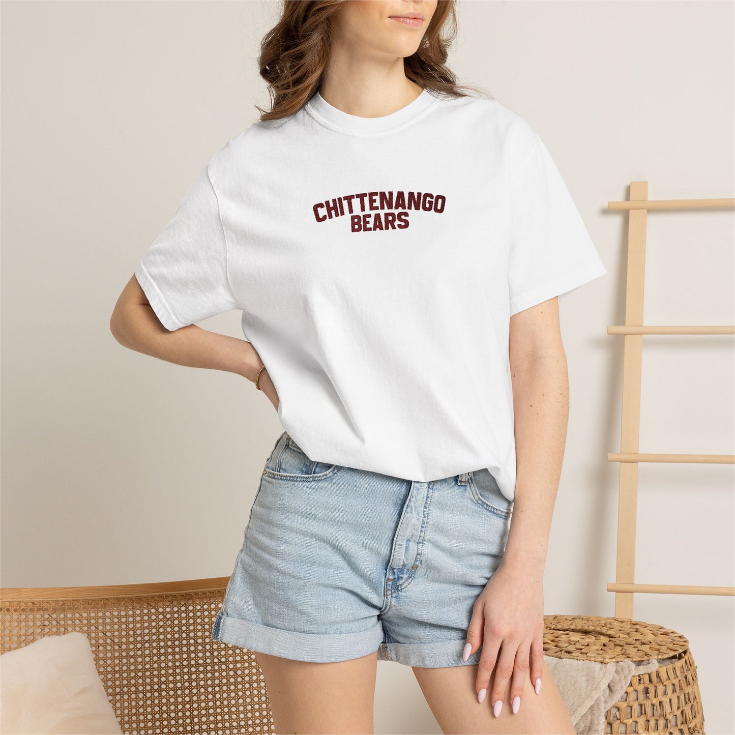 Chittenango Bears Embroidered T - Comfort Colors