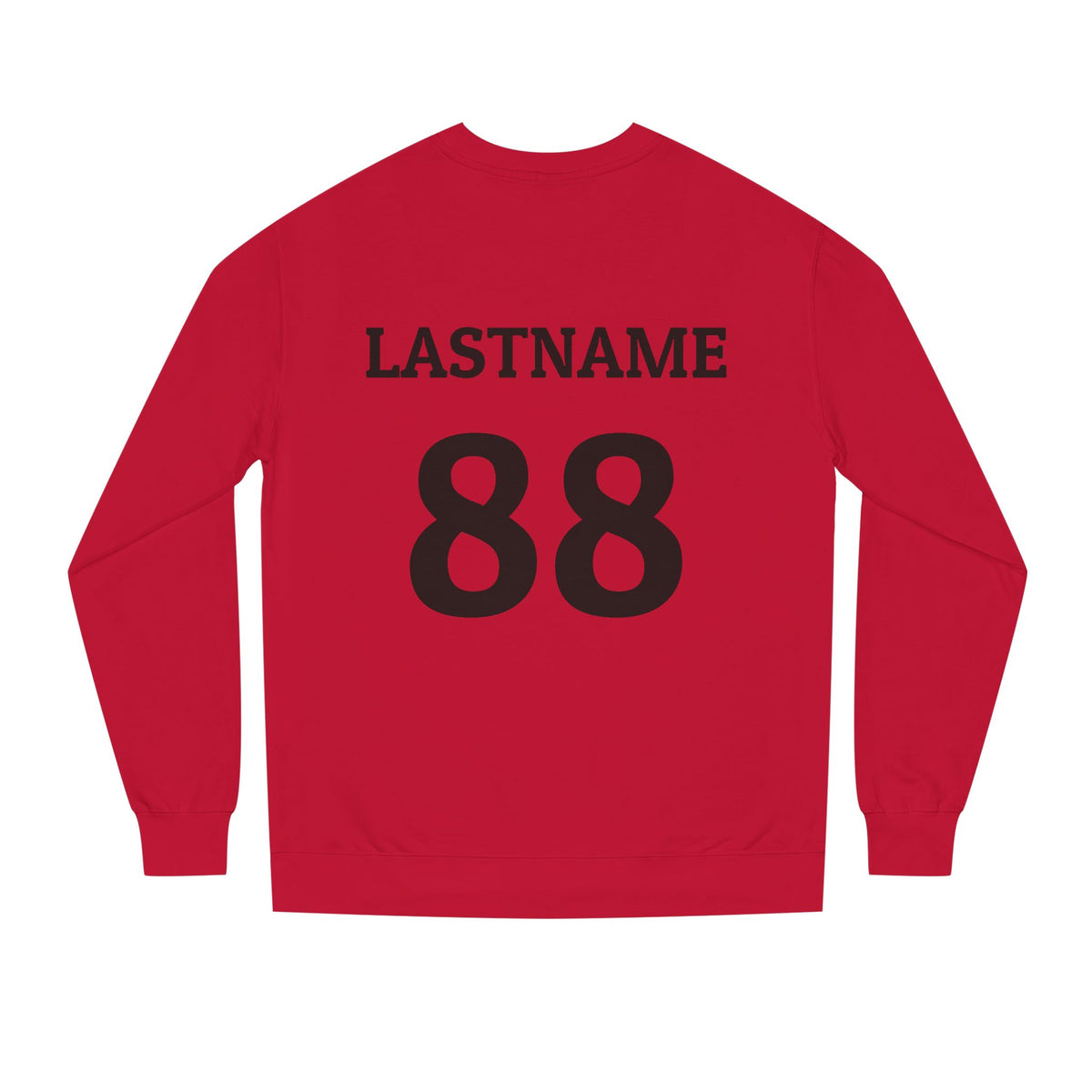 Custom Chittenango Football Personalized Last Name & Number Sweatshirt - Independent Trading Co. Brand
