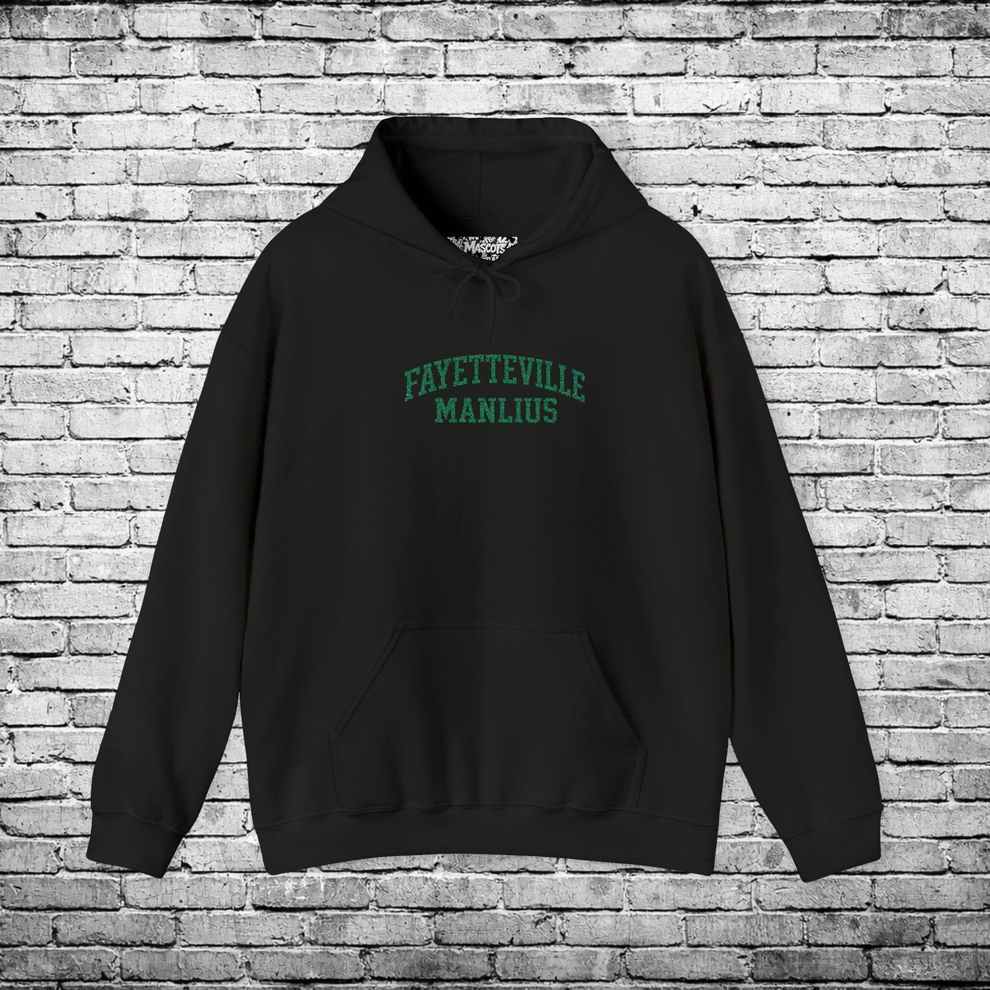 Fayetteville Manlius Green Embroidered Hoodie