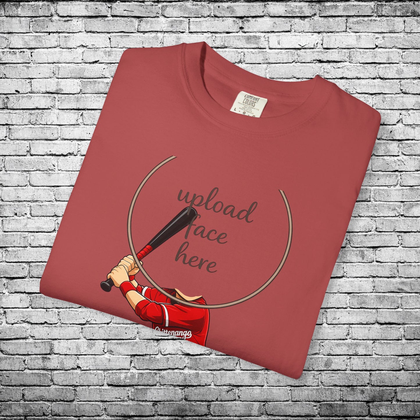 Chittenango Baseball Custom Caricature T - Comfort Colors Brand