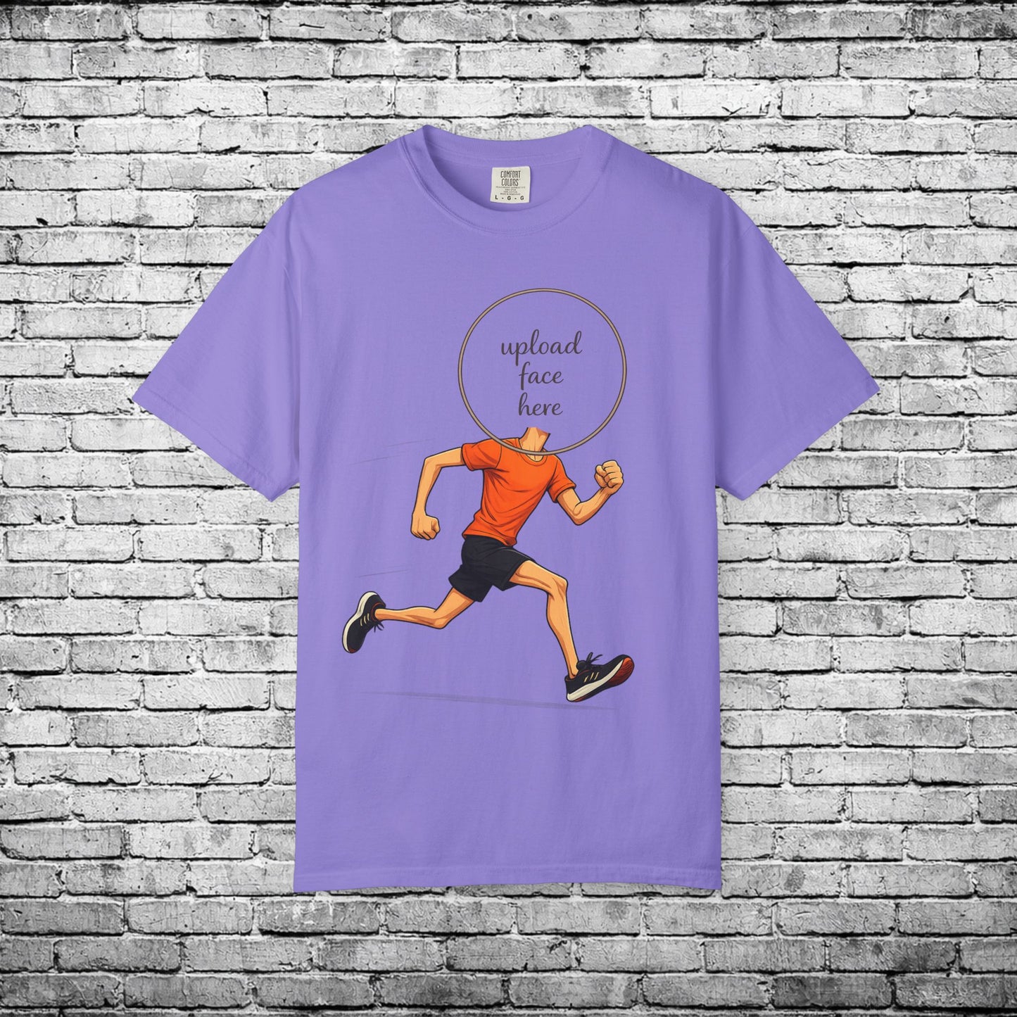 Custom Activity - Runner Caricature T - Comfort Colors Brand