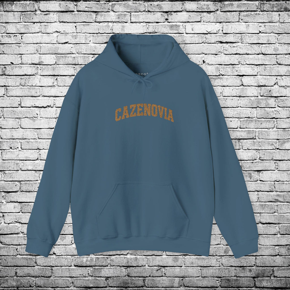Cazenovia Gold Embroidered Hoodie