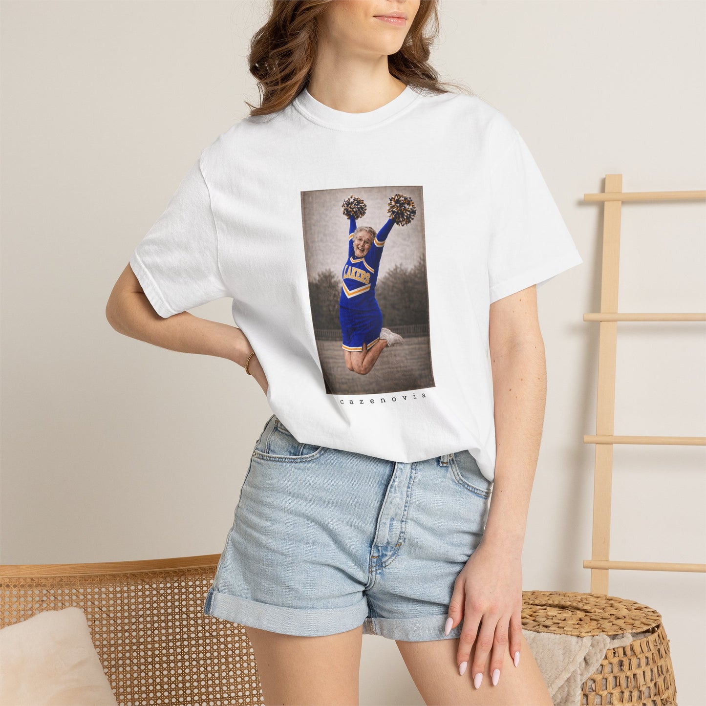 Cazenovia Cheerleader T - Comfort Colors Brand