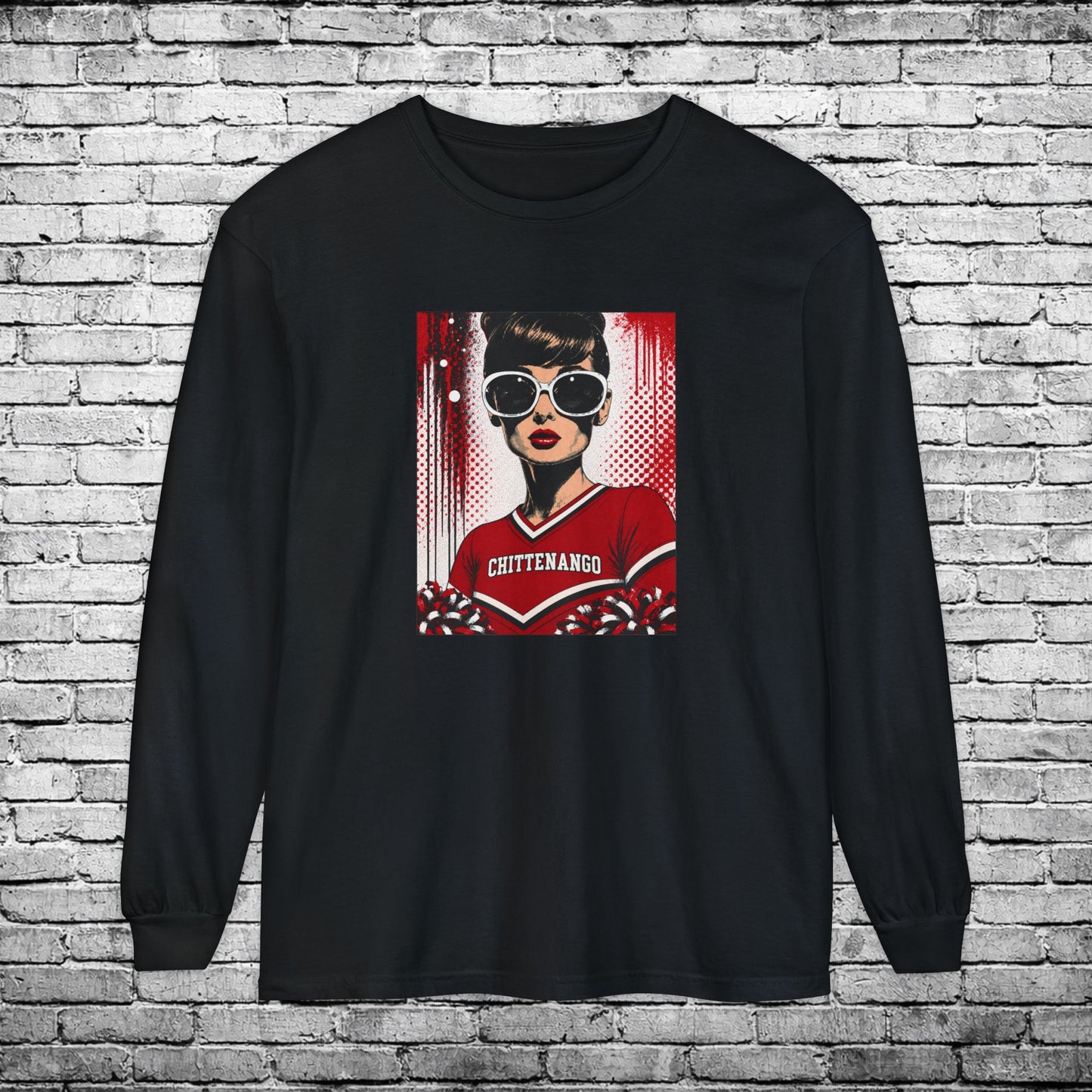 Chittenango Cheerleader Long Sleeve Comfort Colors T
