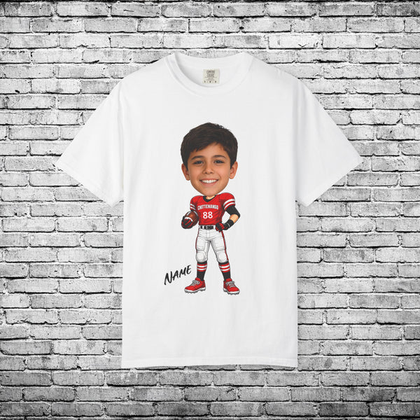 Chittenango Football Custom Caricature T - Comfort Colors Brand