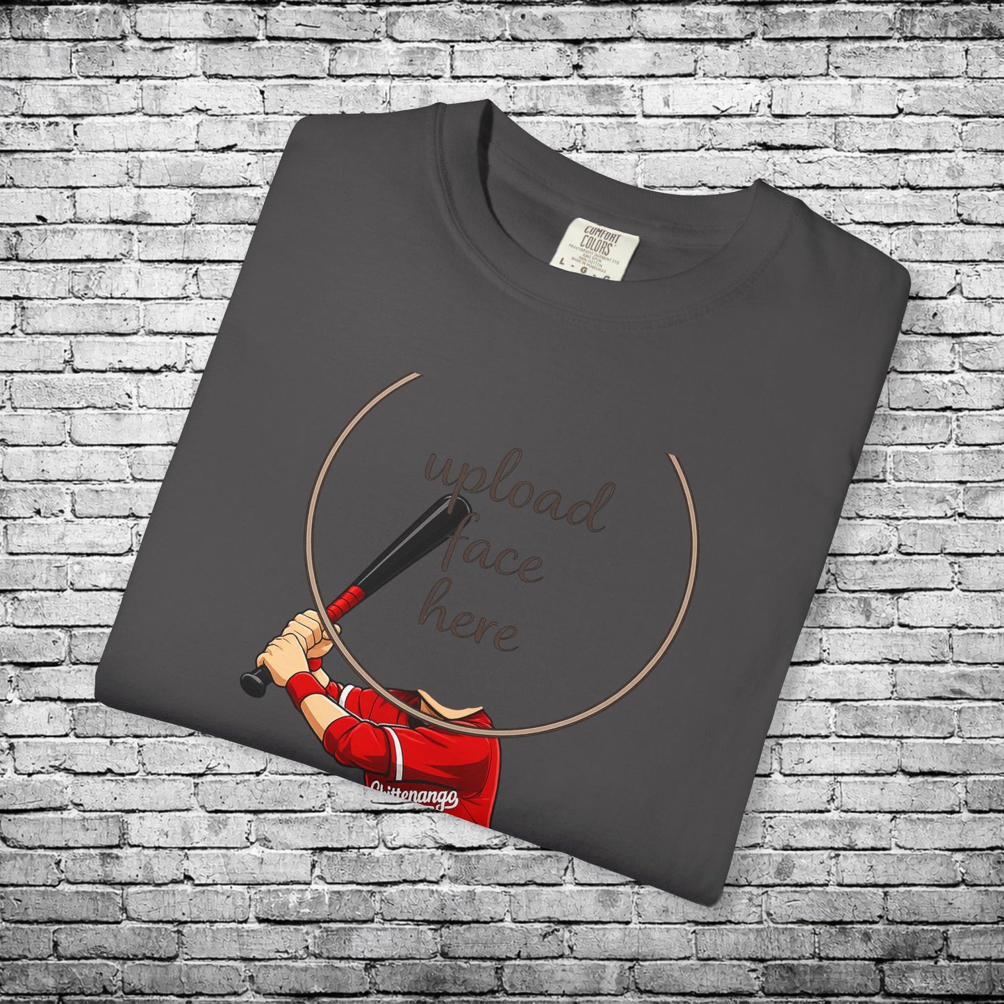 Chittenango Baseball Custom Caricature T - Comfort Colors Brand