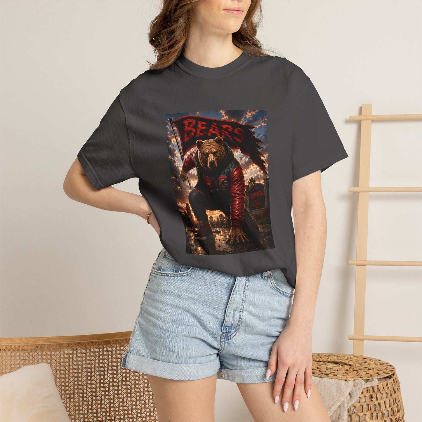 Chittenango Superhero Bear T - Comfort Colors Brand