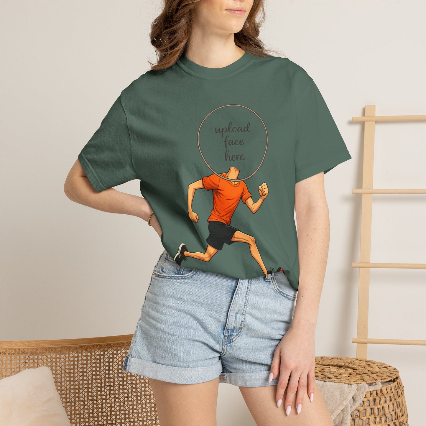 Custom Activity - Runner Caricature T - Comfort Colors Brand