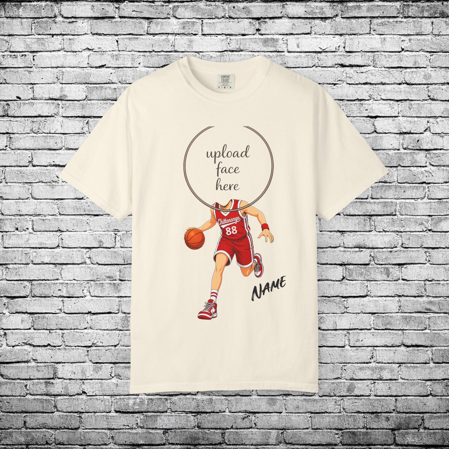 Chittenango Basketball Custom Caricature T - Comfort Colors Brand