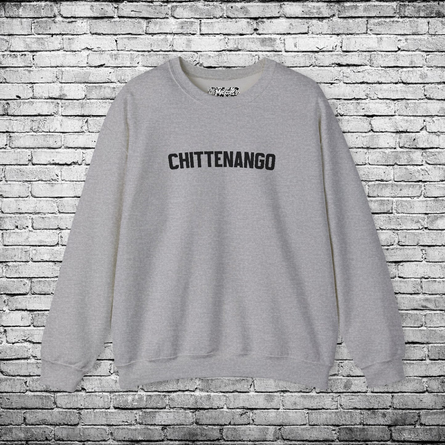 Chittenango Black Embroidered Sweatshirt