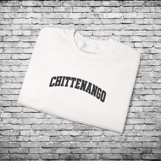 Chittenango Black Embroidered Sweatshirt