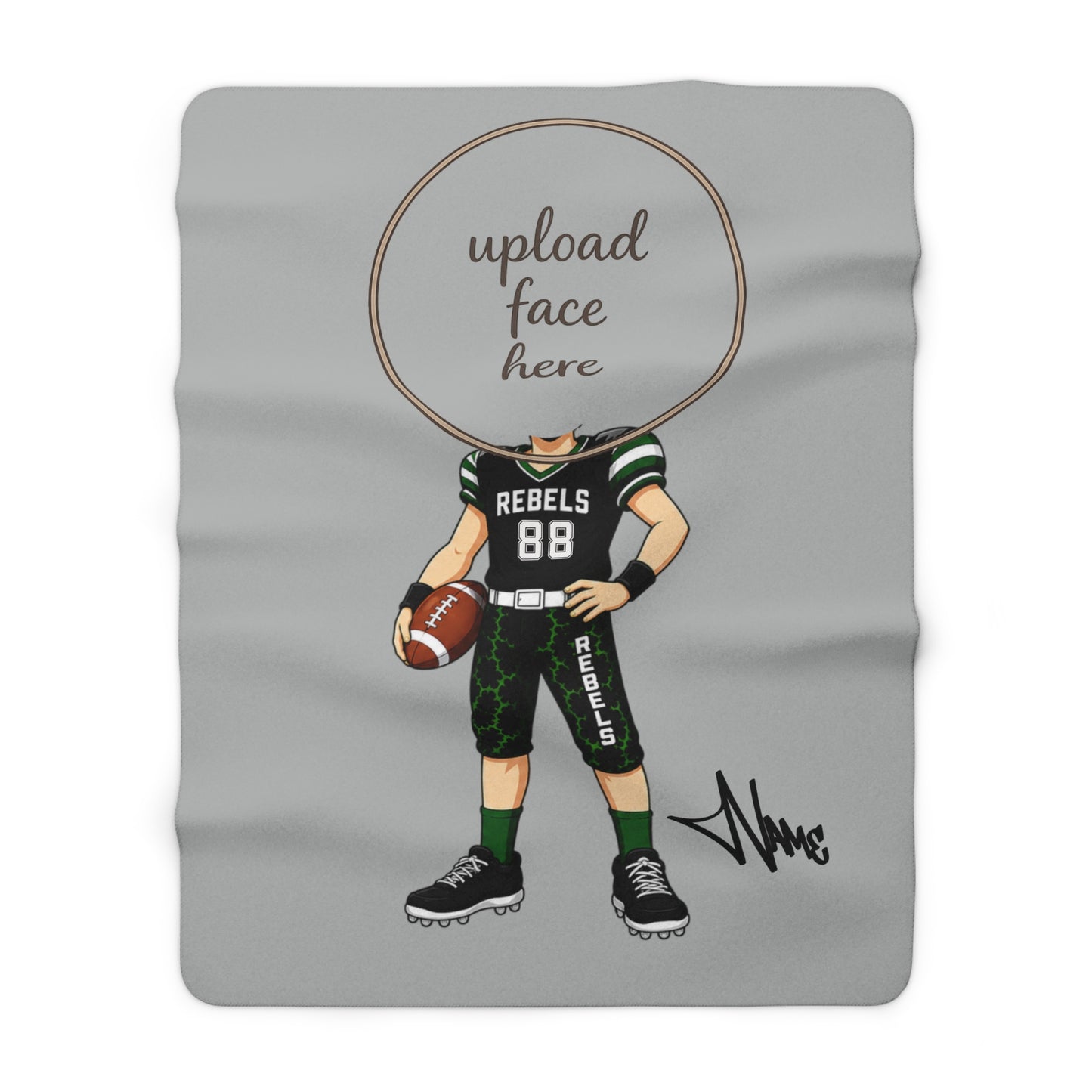 Rebels Football (Light Skin Tone) Custom Caricature