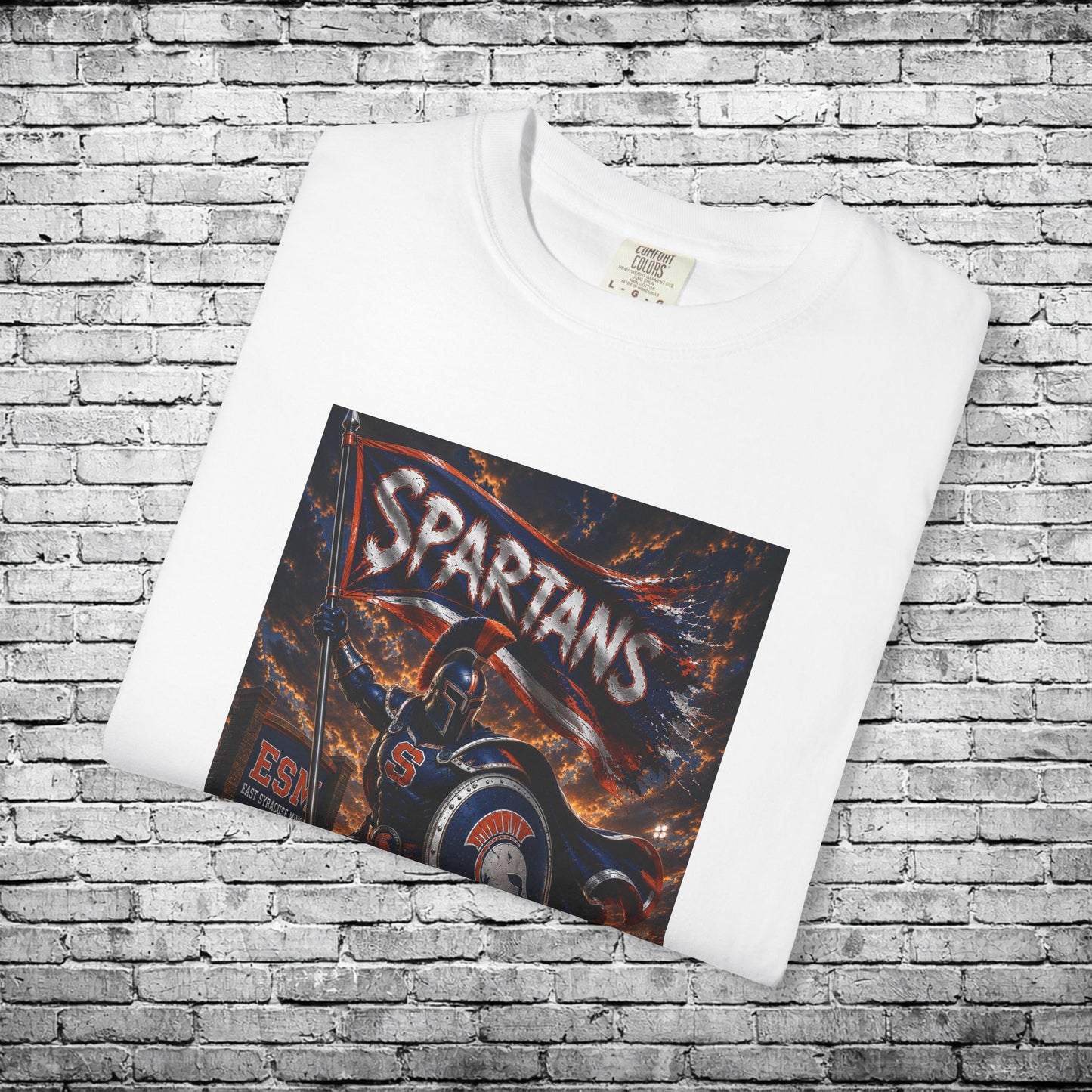 ESM Superhero Spartan T - Comfort Colors Brand