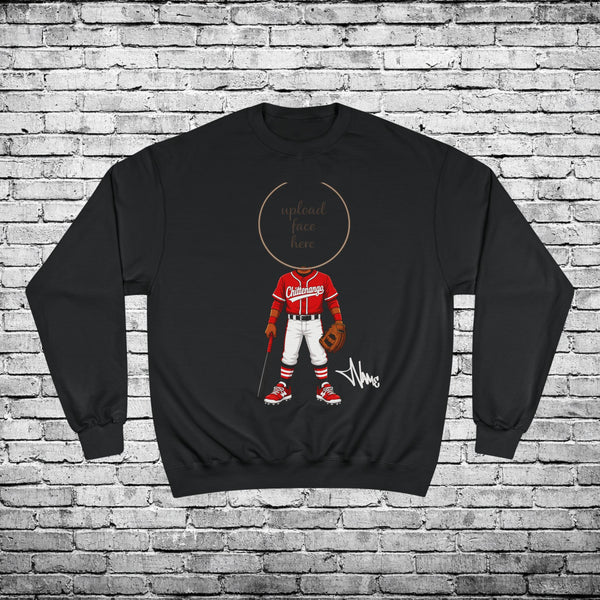 Chittenango Baseball Crewneck Sweatshirt (Dark Skin Tone) - Champion Brand