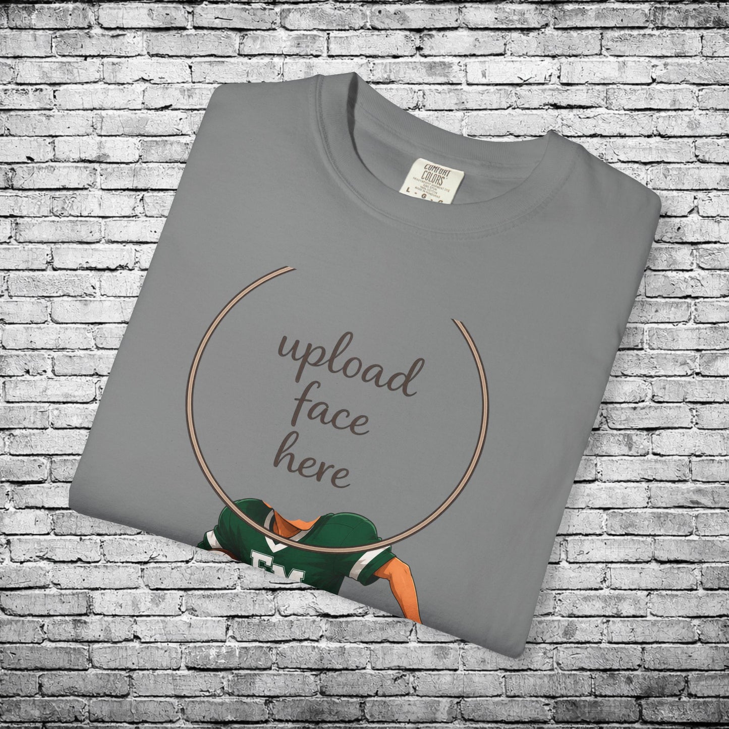 Fayetteville Manlius Football Custom Caricature T - Comfort Colors Brand