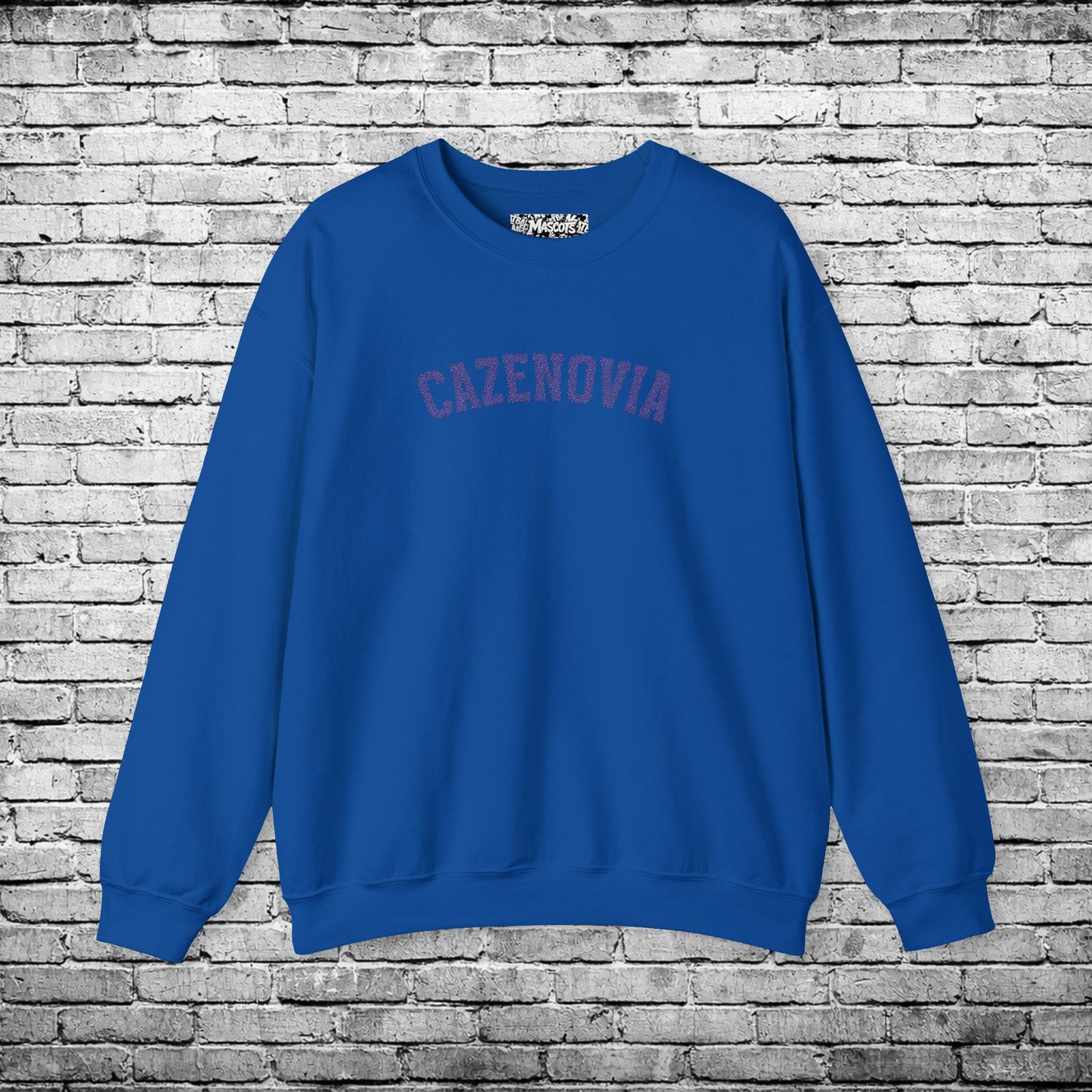 Cazenovia Blue Embroidered Sweatshirt