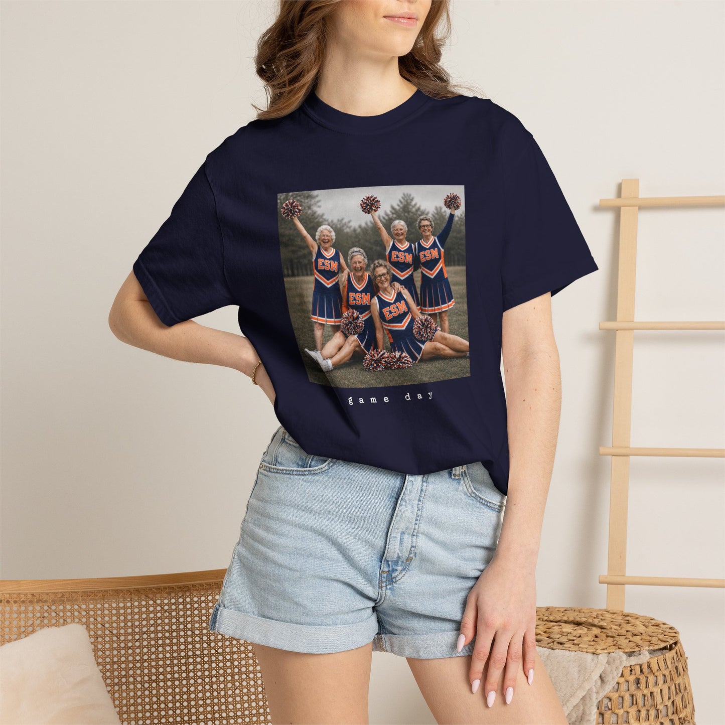 ESM Cheer Squad T - Comfort Colors Brand