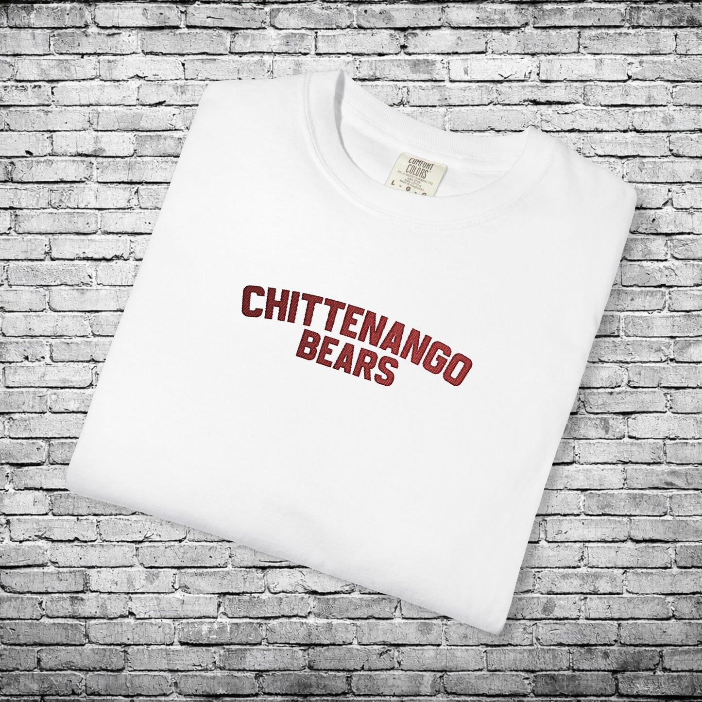 Chittenango Bears Embroidered T - Comfort Colors
