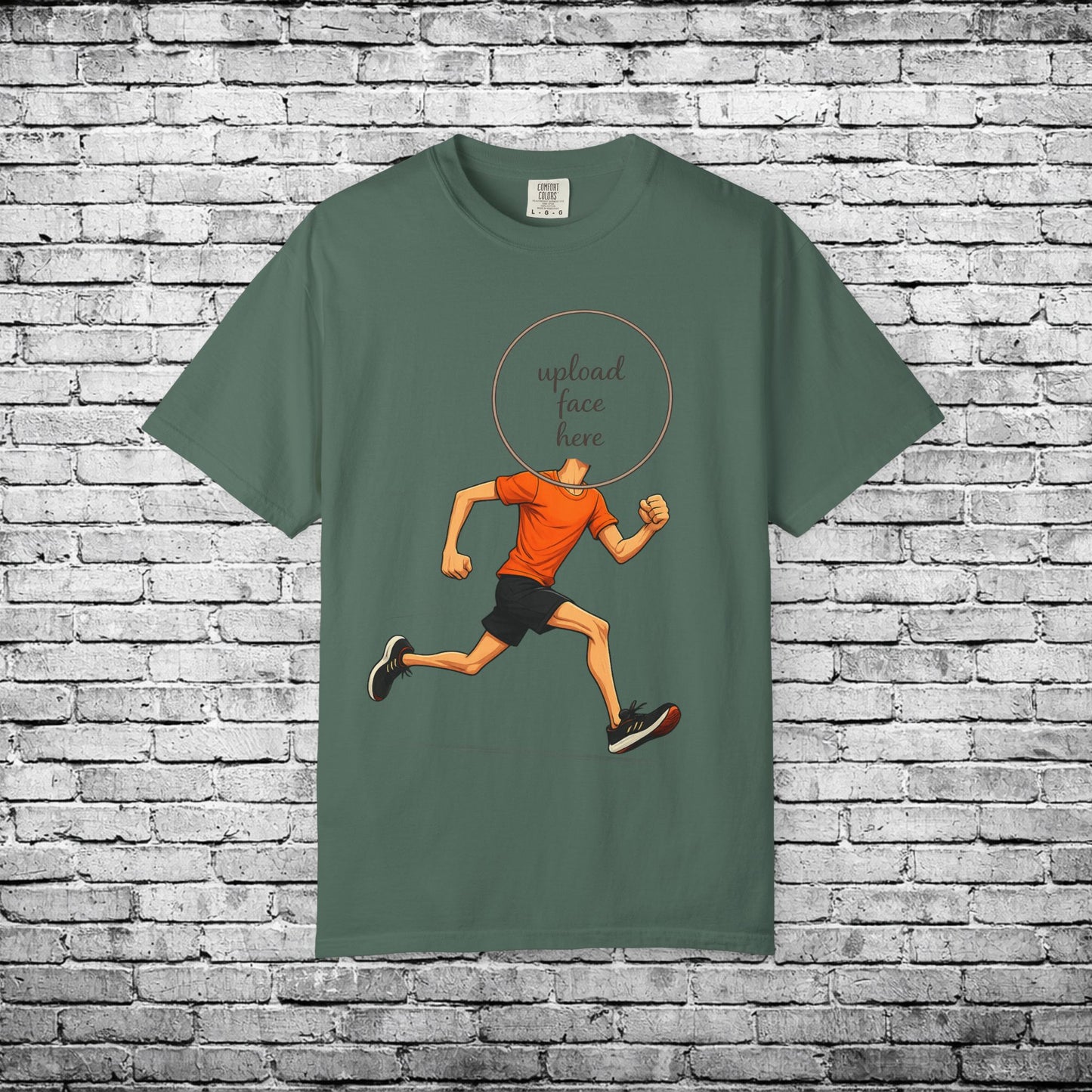 Custom Activity - Runner Caricature T - Comfort Colors Brand
